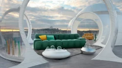 Canapé Futuriste Élégant