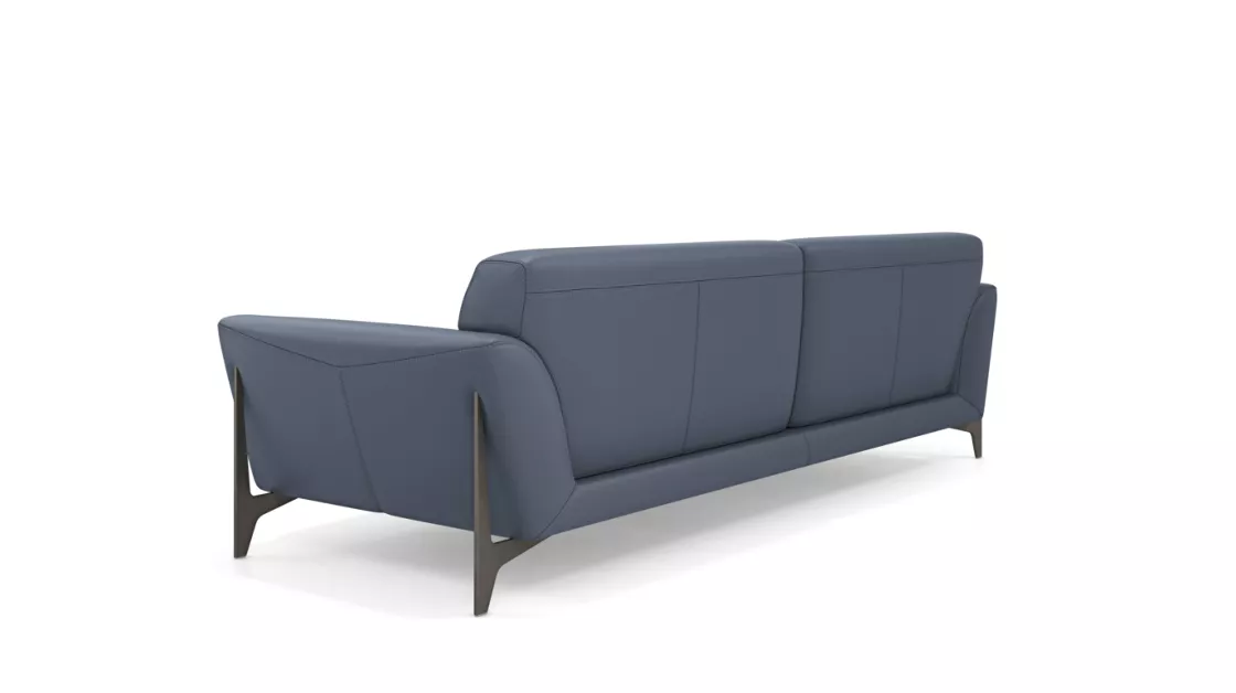 32''' Canapé Bleu Élégant