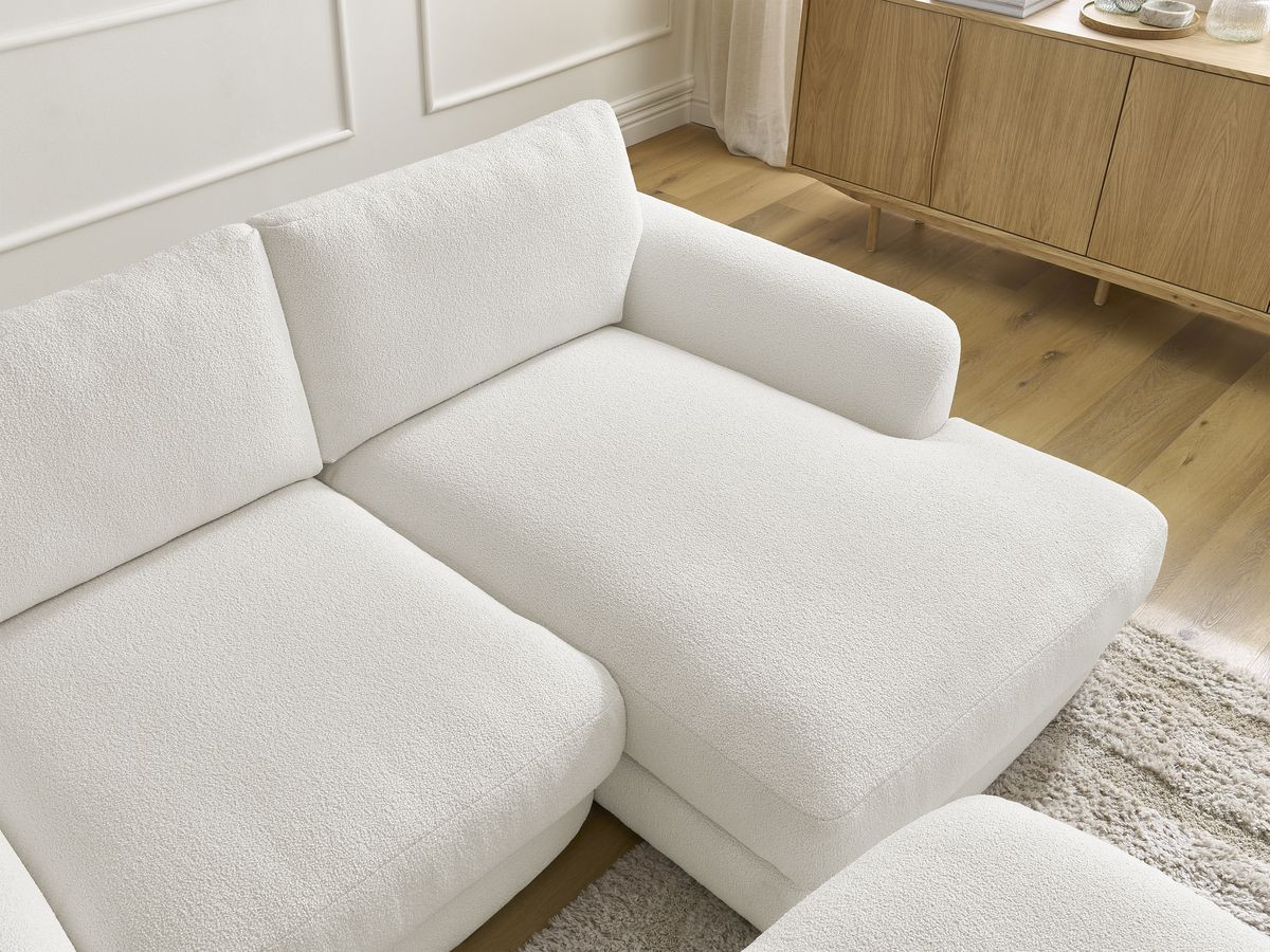13'''''' Canapé Bouclé Chic