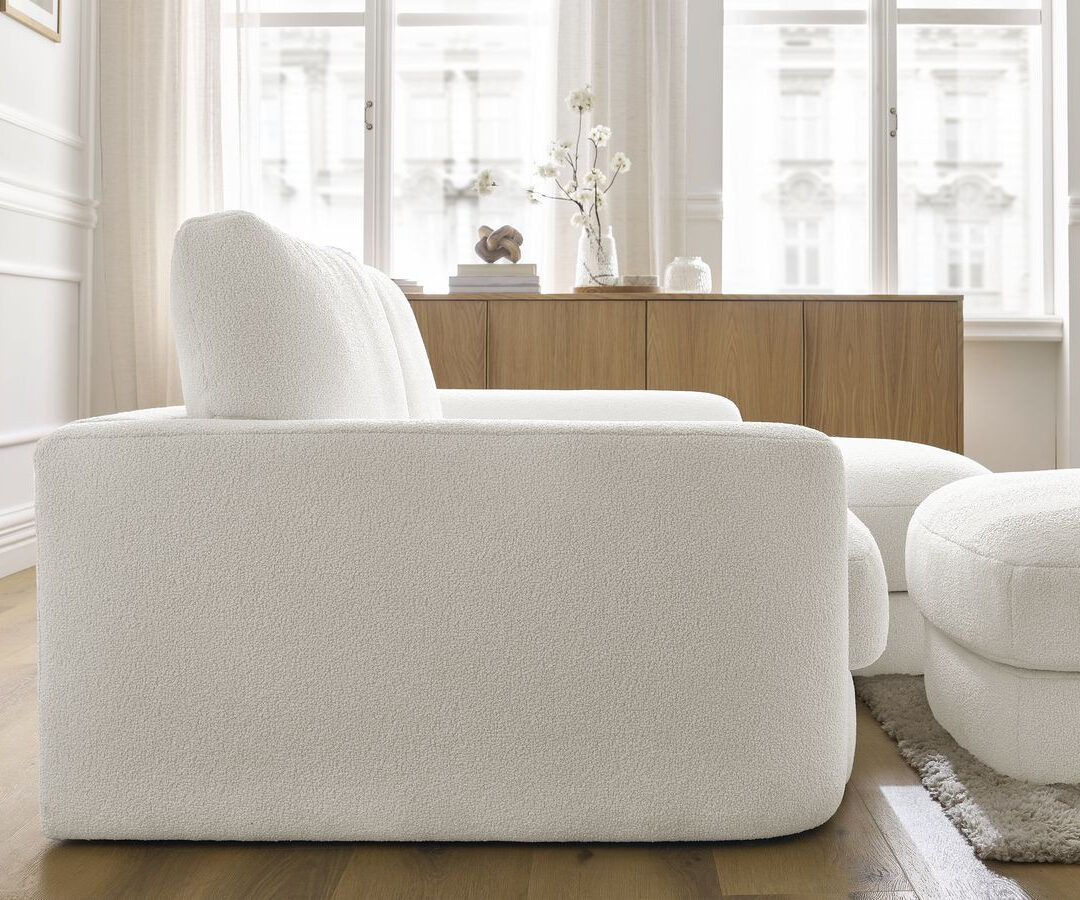 13'''''''''' Canapé Bouclé Chic