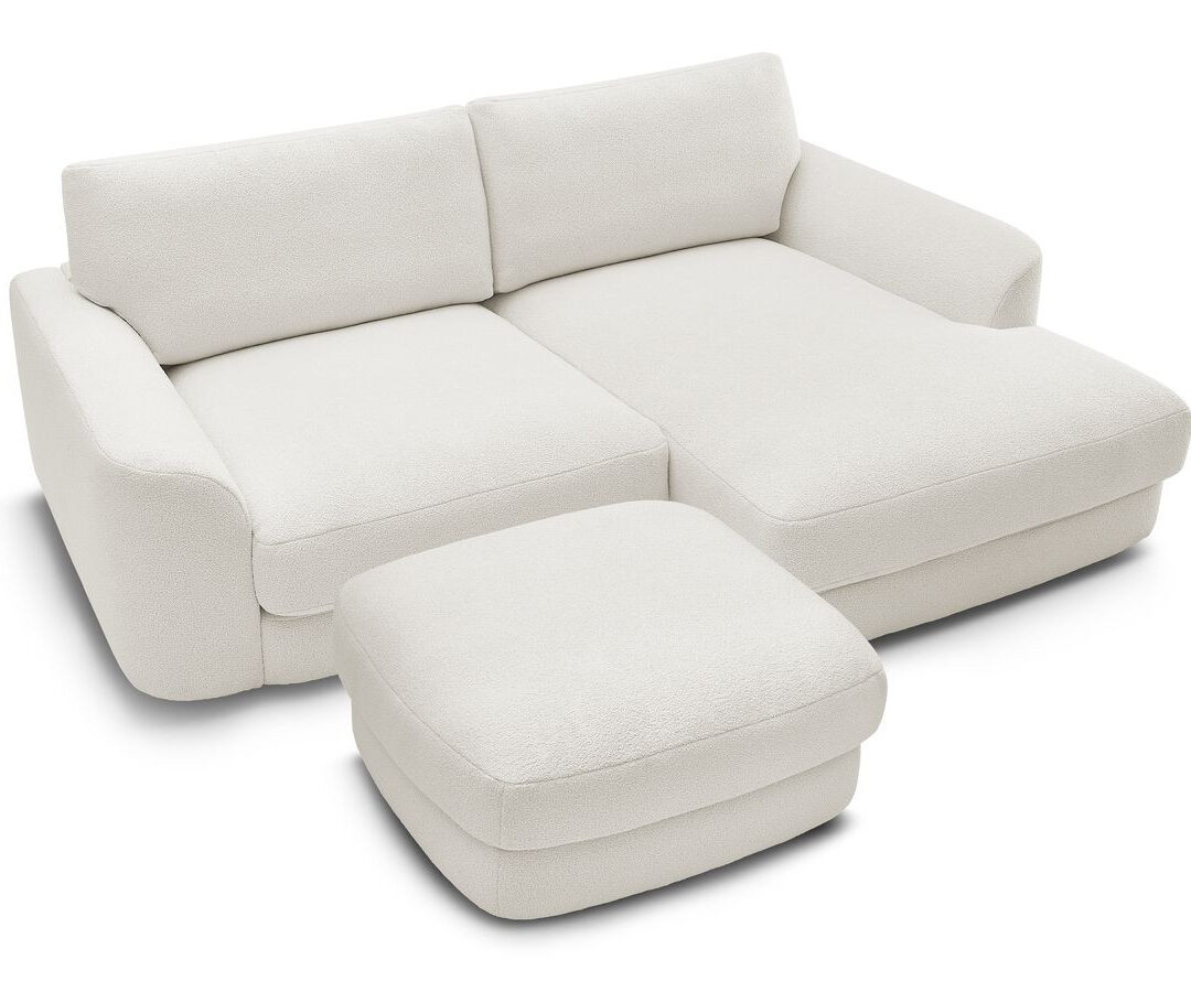 13''''''''''' Canapé Bouclé Chic