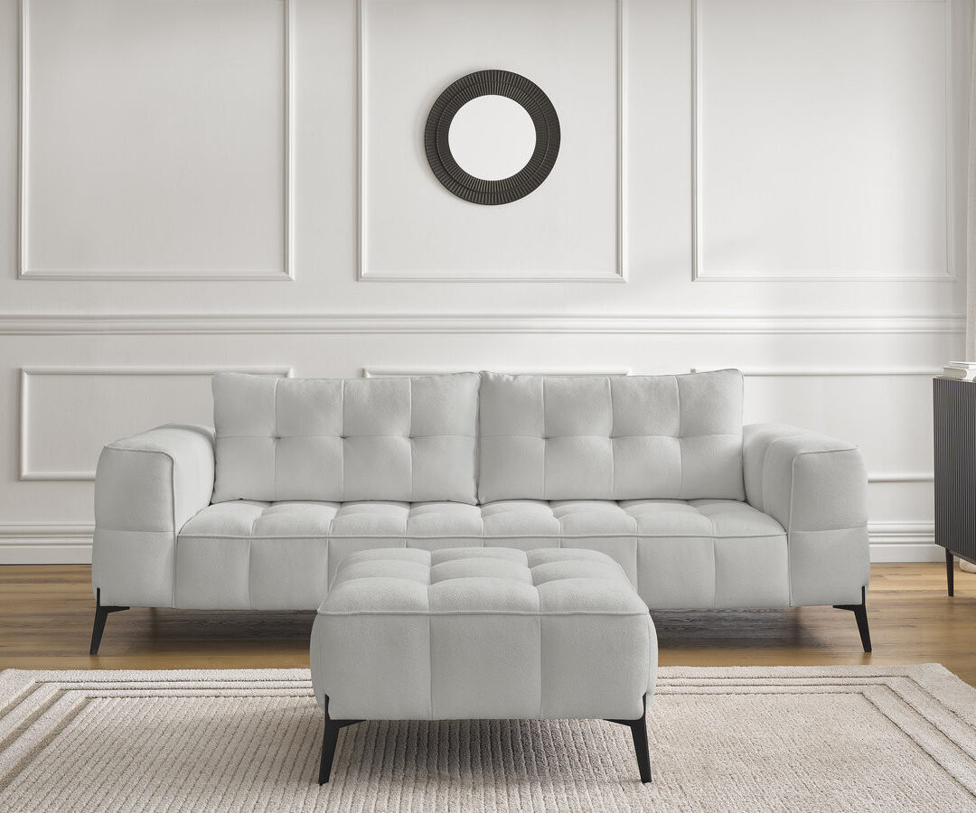 15'' Canapé Capitonné Moderne