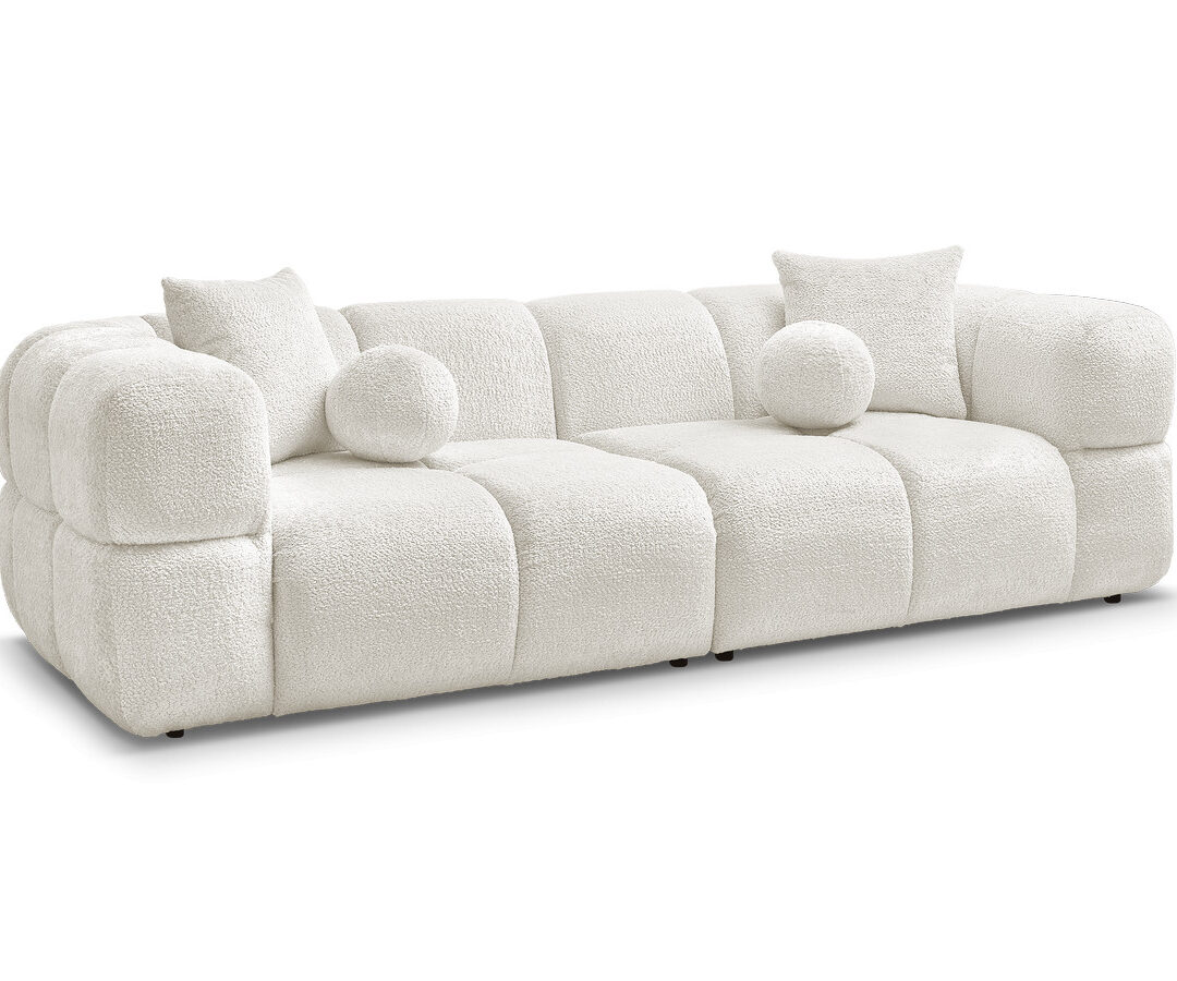 16' Canapé Bouclé Design
