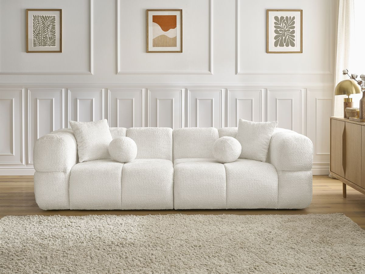 16''' Canapé Bouclé Design