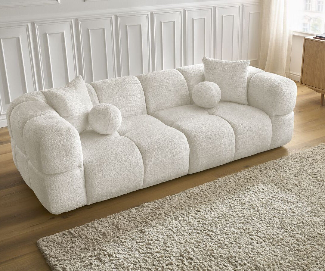 16'''' Canapé Bouclé Design