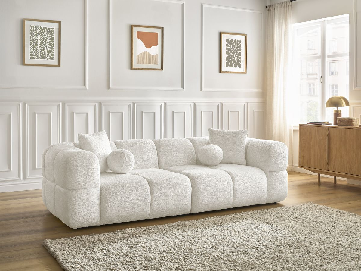 16'''''' Canapé Bouclé Design
