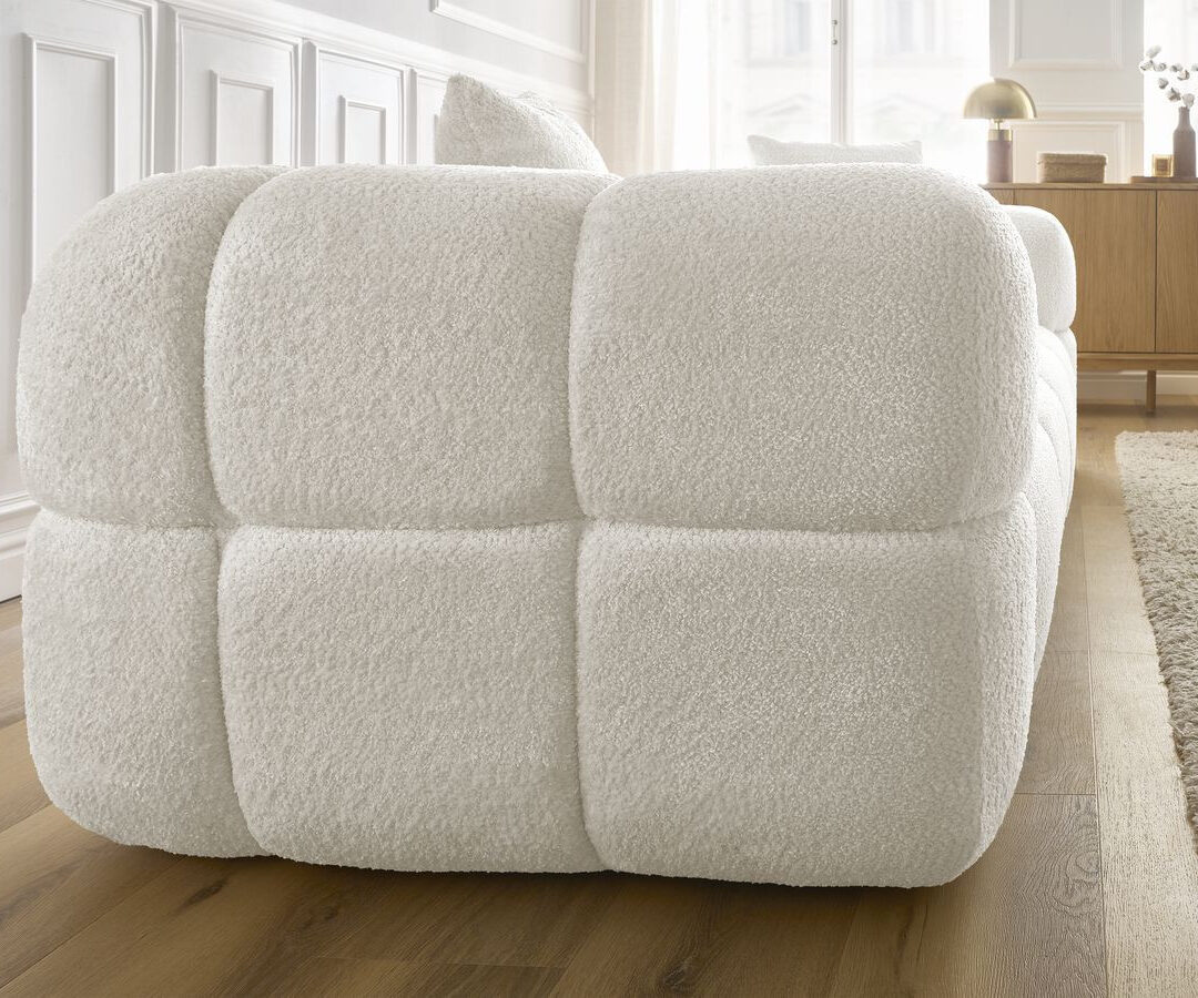 16'''''''' Canapé Bouclé Design