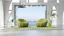 21''''' Fauteuil Fleur Design
