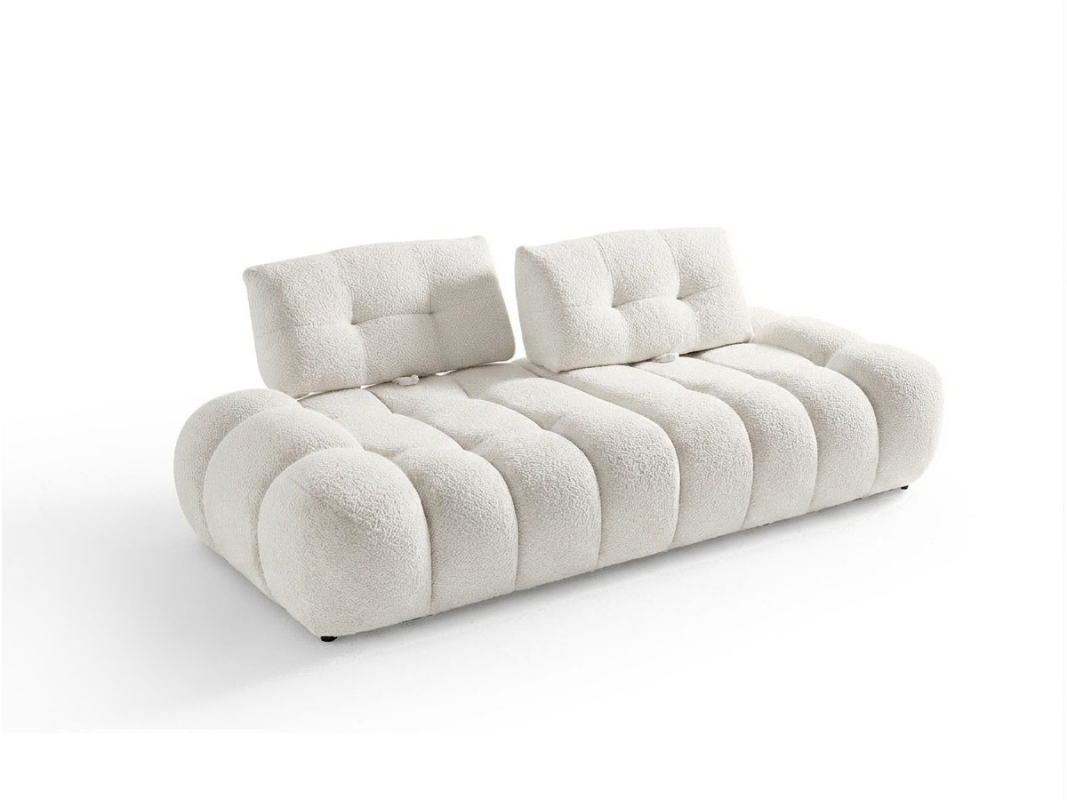 8' Canapé Bouclé Élégant