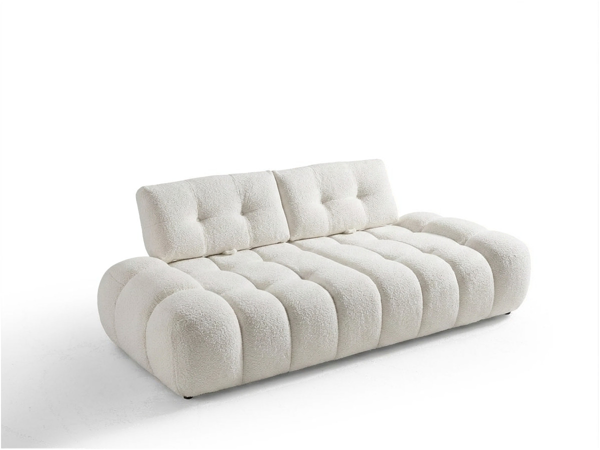 8''''' Canapé Bouclé Élégant