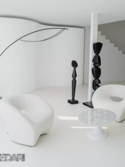 LUXEDARI (5) Fauteuil Design Sculptural