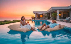 Pouf Flottant Luxe