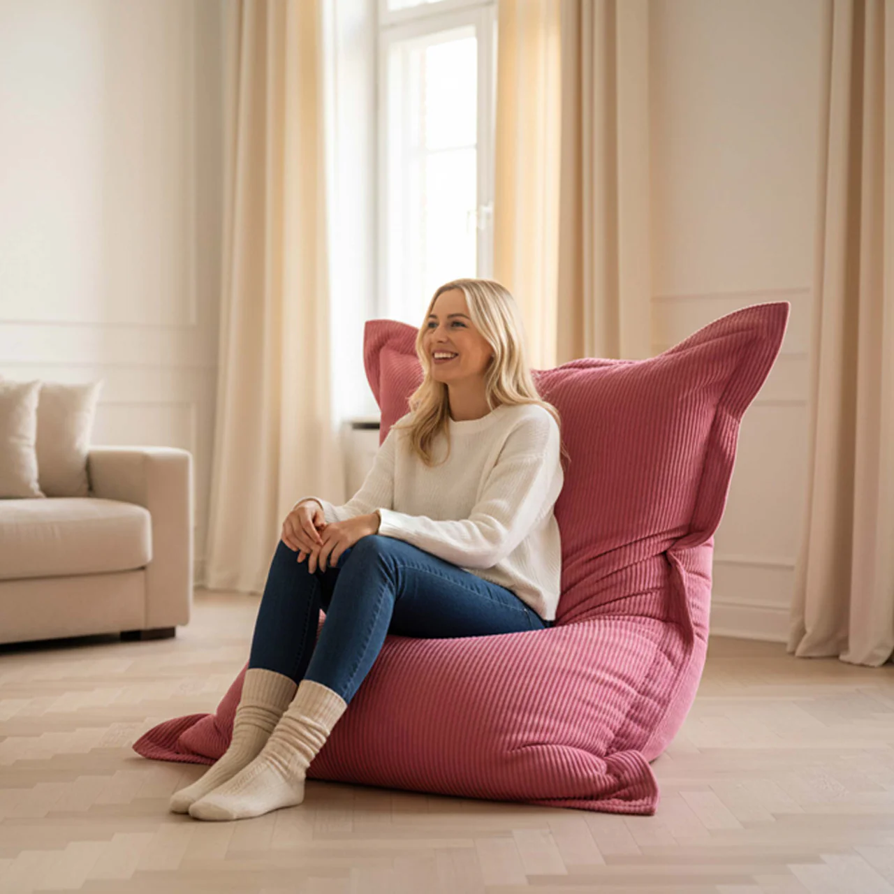 pouf-velours-rectangulaire-rose-2-big52-web Pouf Velours Moderne